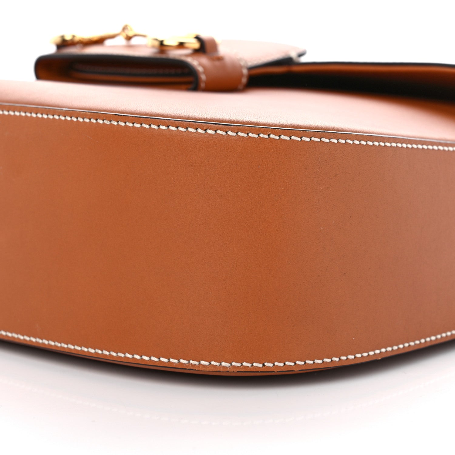 Gucci Calfskin Horsebit 1955 Shoulder Bag Tan 10 of 12