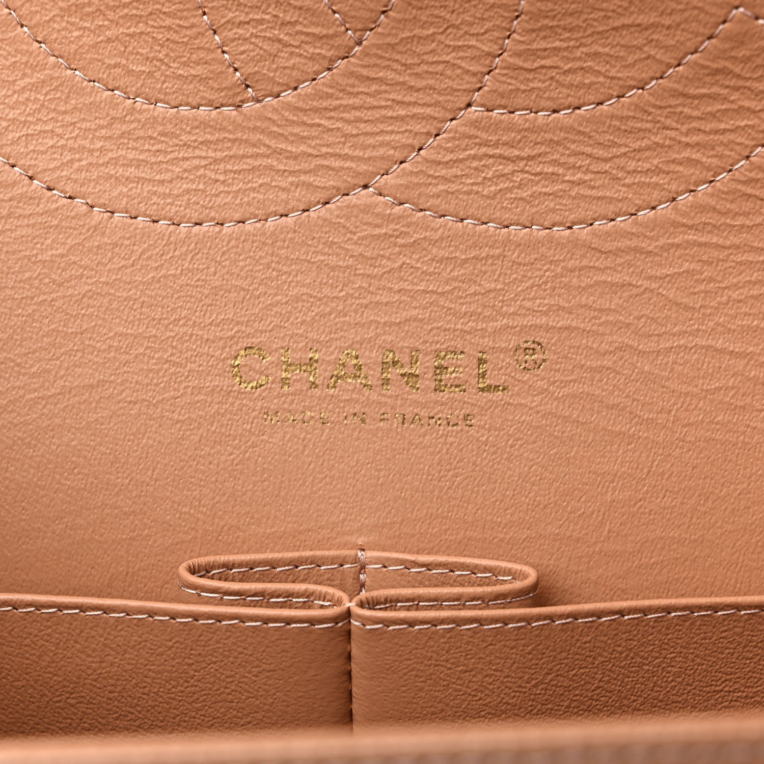 Chanel Caviar Quilted Jumbo Double Flap Beige 5 of 8
