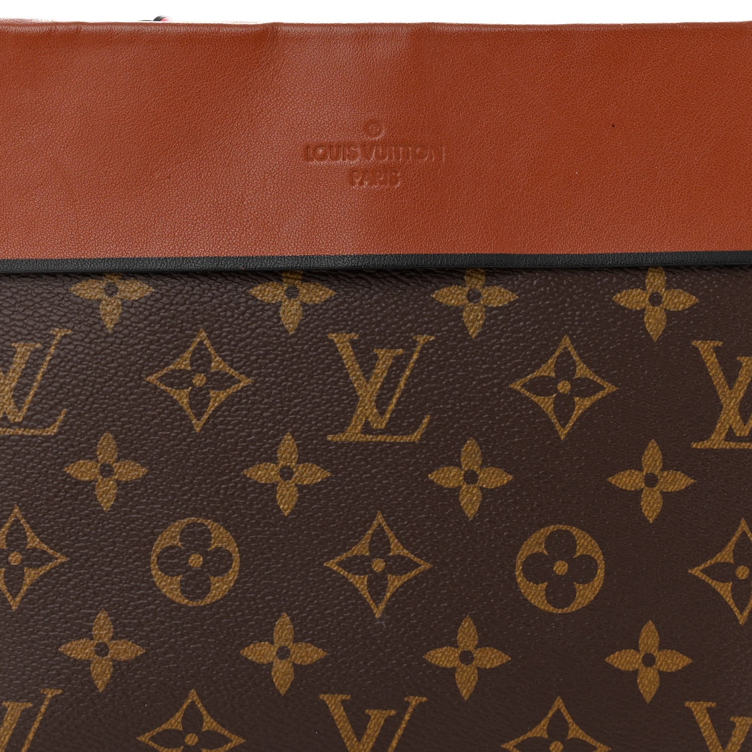 Louis Vuitton Monogram Tuileries Pochette Caramel 7 of 11