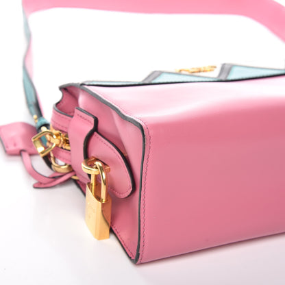 Prada City Calf Saffiano Esplanade Crossbody Bag Begonia Giada 8 of 13