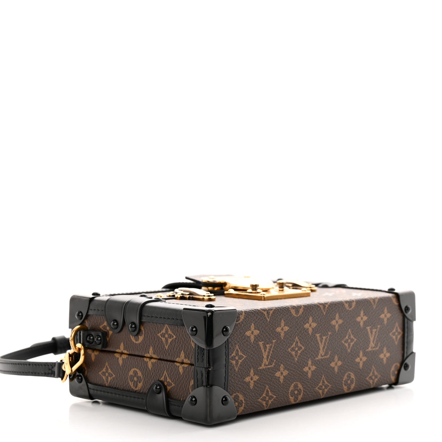 Louis Vuitton Monogram Petite Malle Black 4 of 11