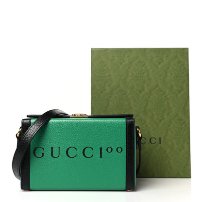 Gucci Grained Calfskin Gucci 100 Mini Bag Green 10 of 10