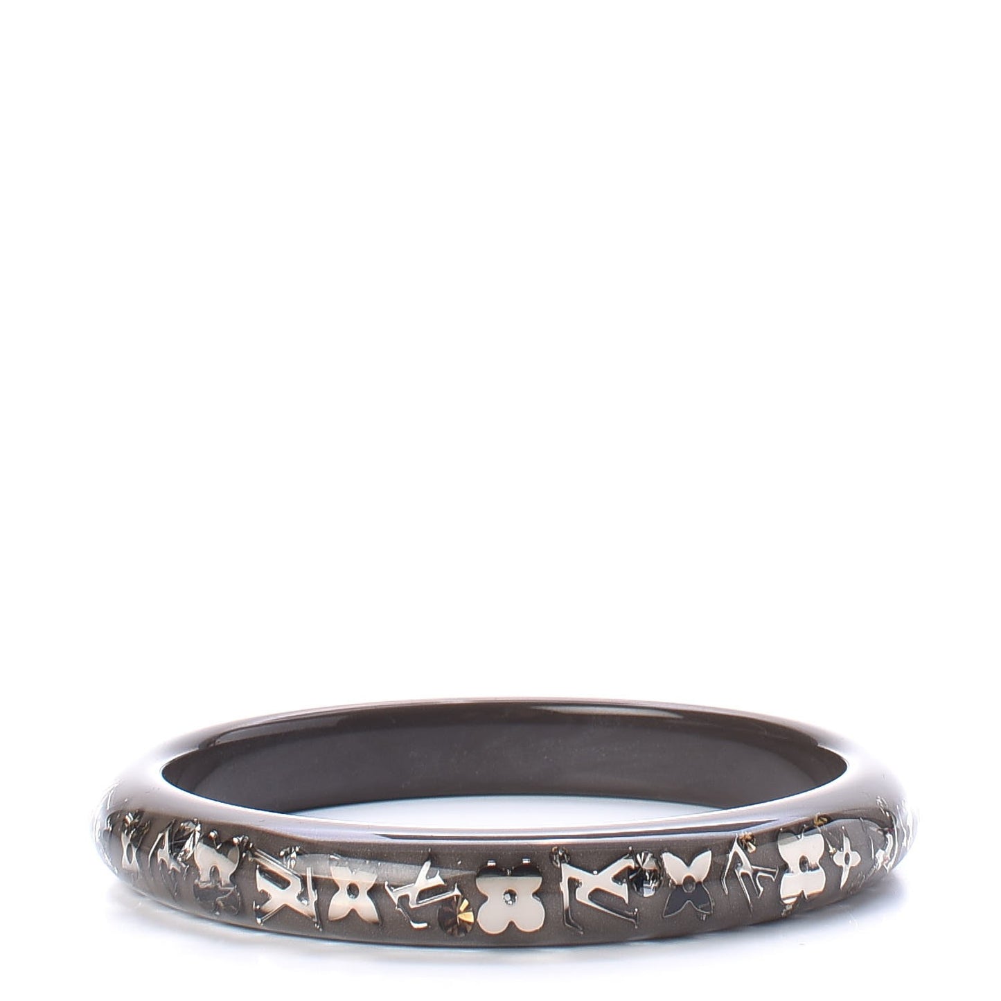 Resin Swarovski Medium Inclusion Bracelet PM Grey