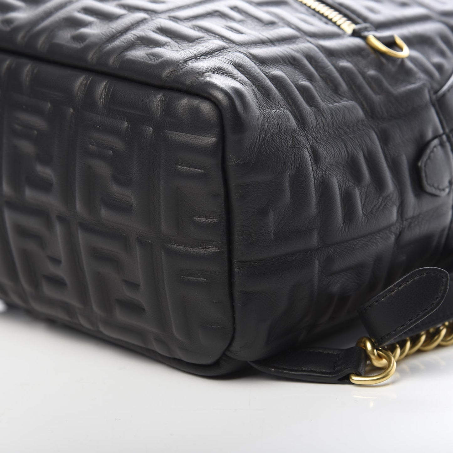 Nappa FF 1974 Embossed Mini Backpack Black