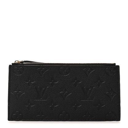 Louis Vuitton Empreinte Felicie Chain Wallet Zippered Insert Black 1 of 5