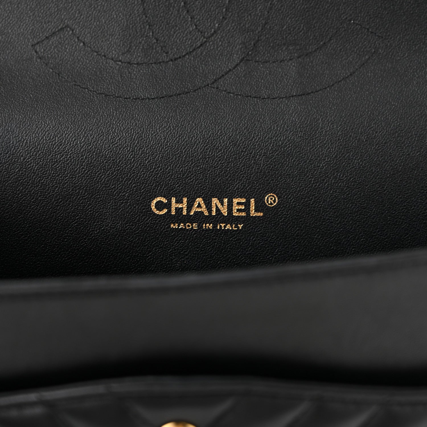 Chanel Lambskin Chevron Quilted Maxi Double Flap Black 6 of 14