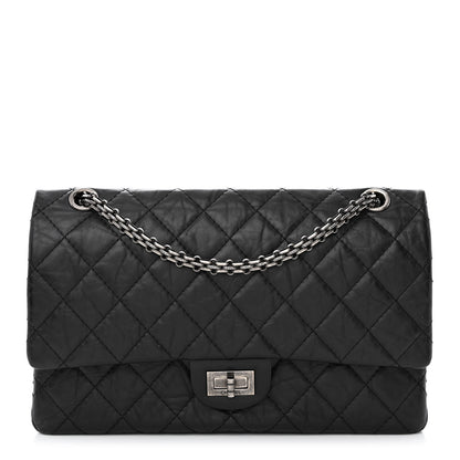 Chanel Aged Calfskin Quilted 2.55 Reissue 226 Flap Black 1 of 12