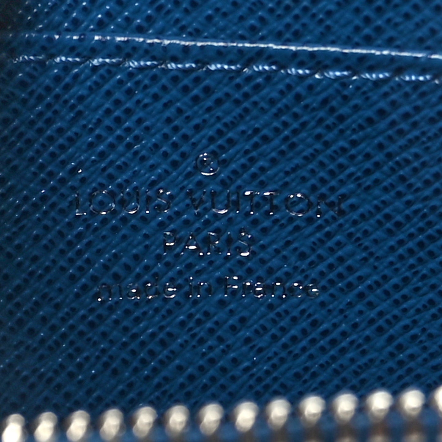Epi Zippy Coin Purse Indigo