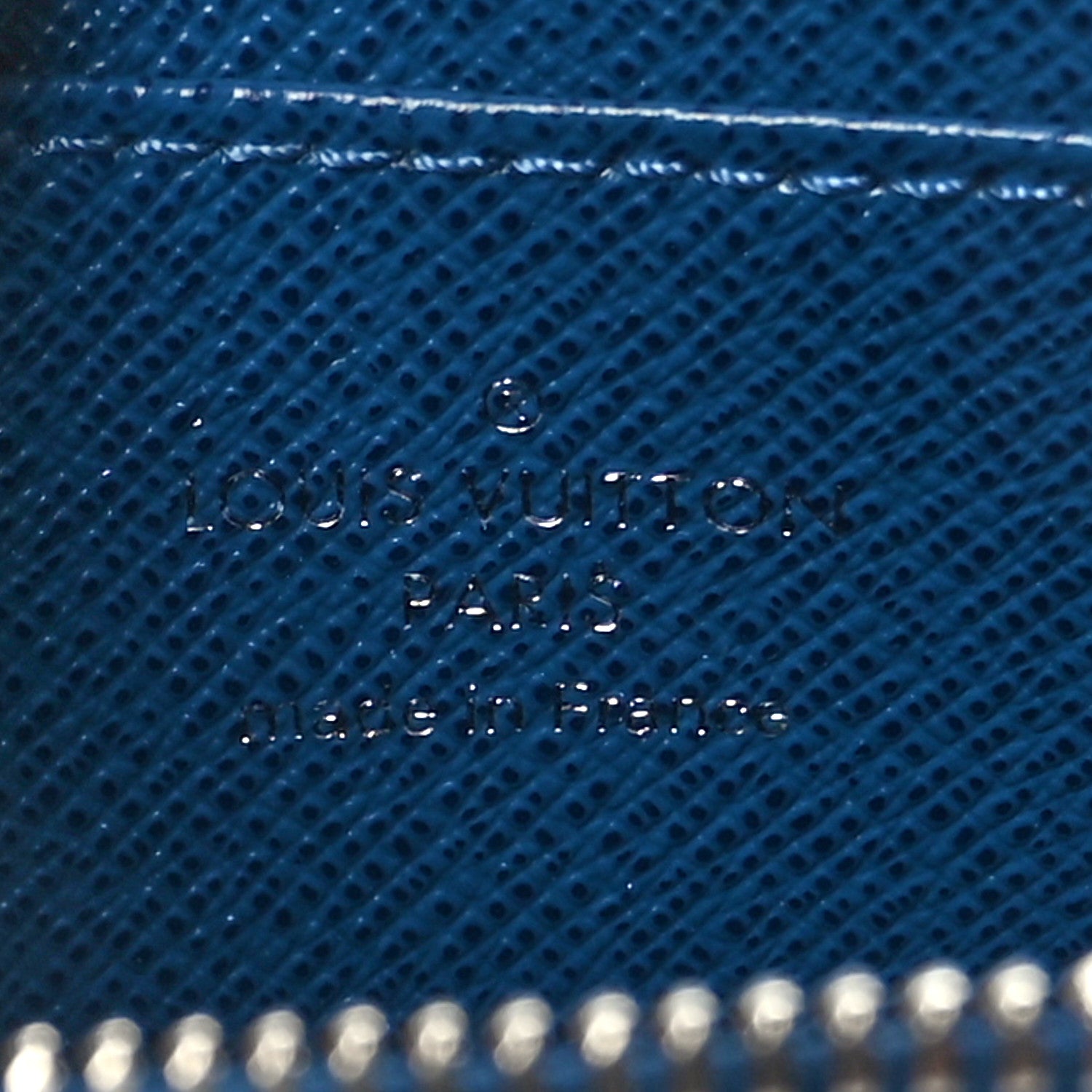 Louis Vuitton Epi Zippy Coin Purse Indigo 6 of 6