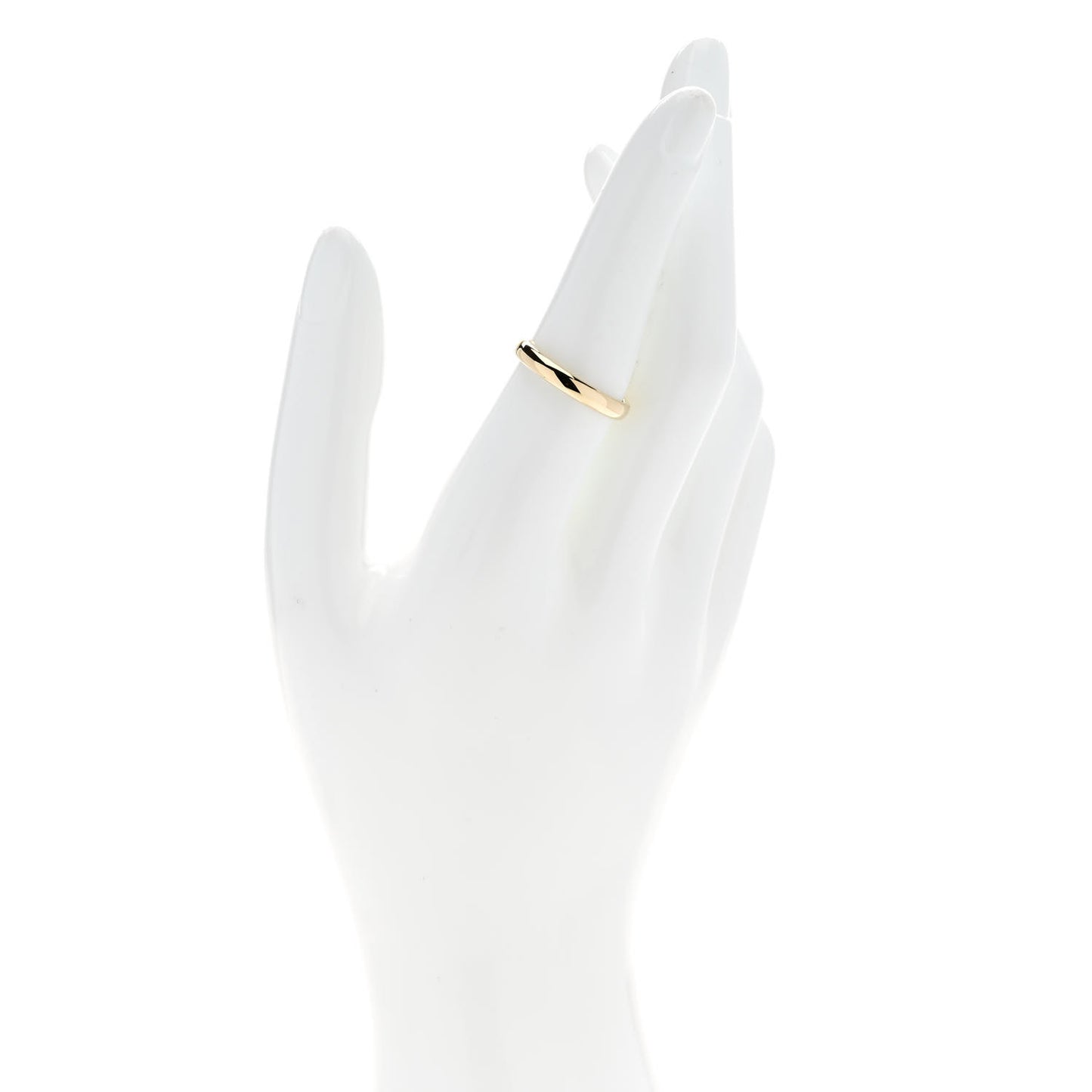 18K Yellow Gold 3mm Classic Wedding Band Ring 55 7.25