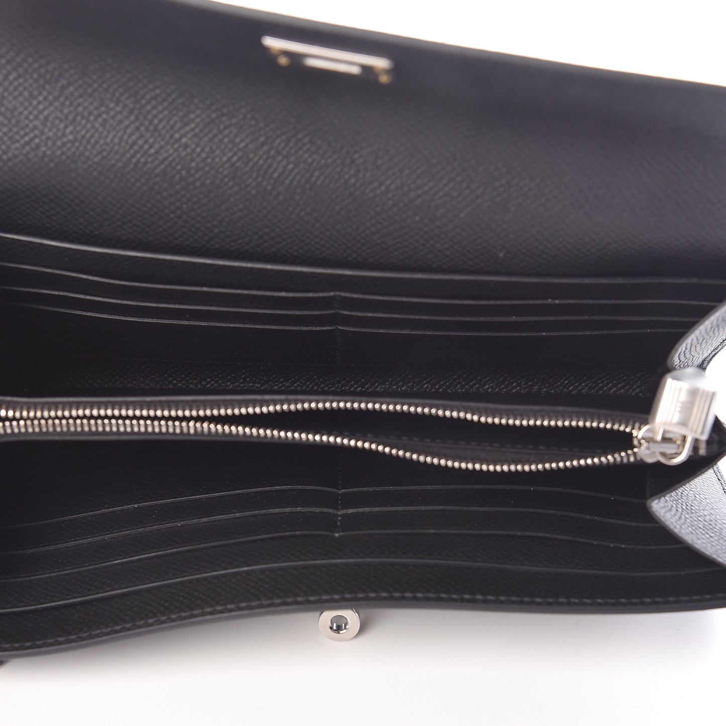 Epsom Kelly Longue Wallet Black