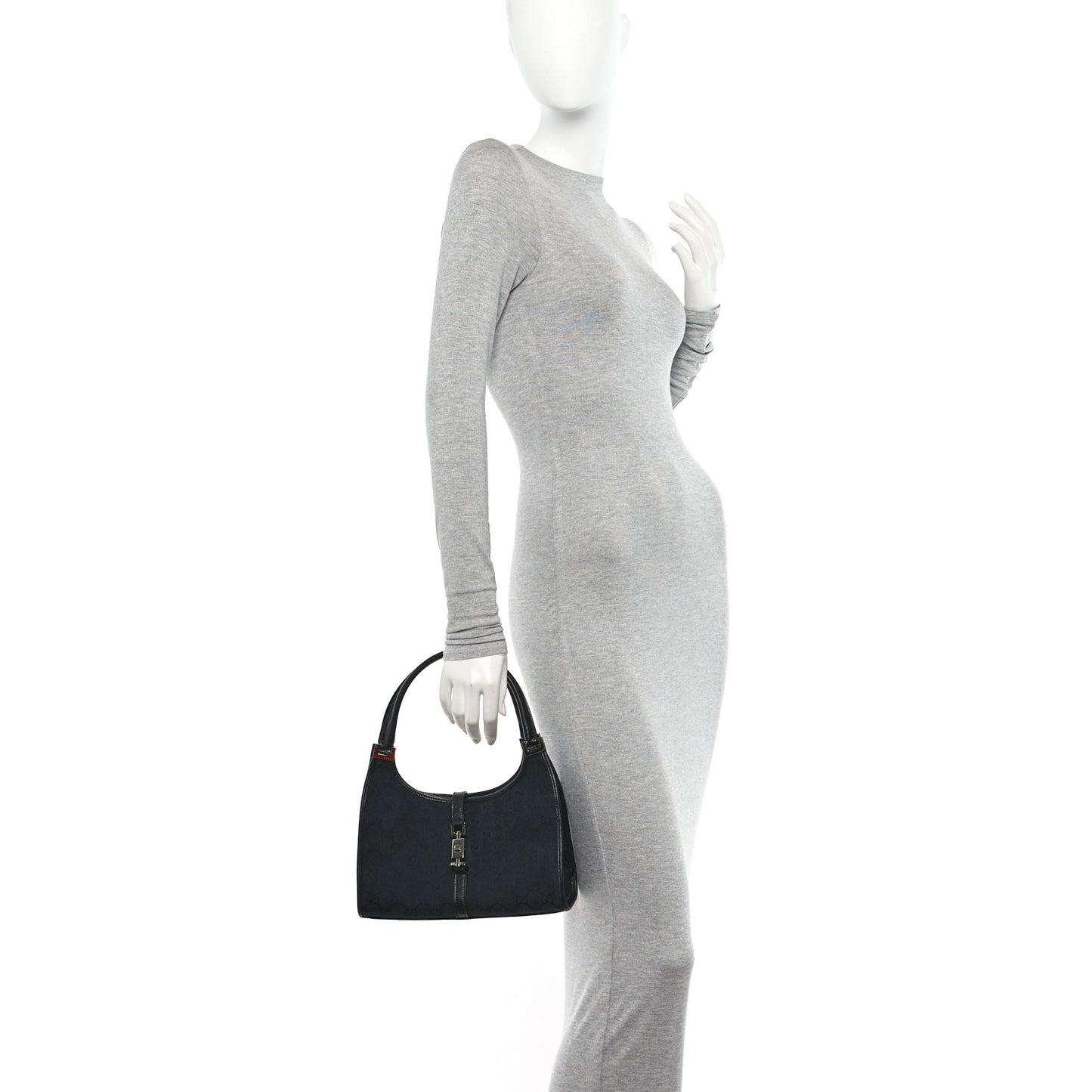 Monogram Small Bardot Black