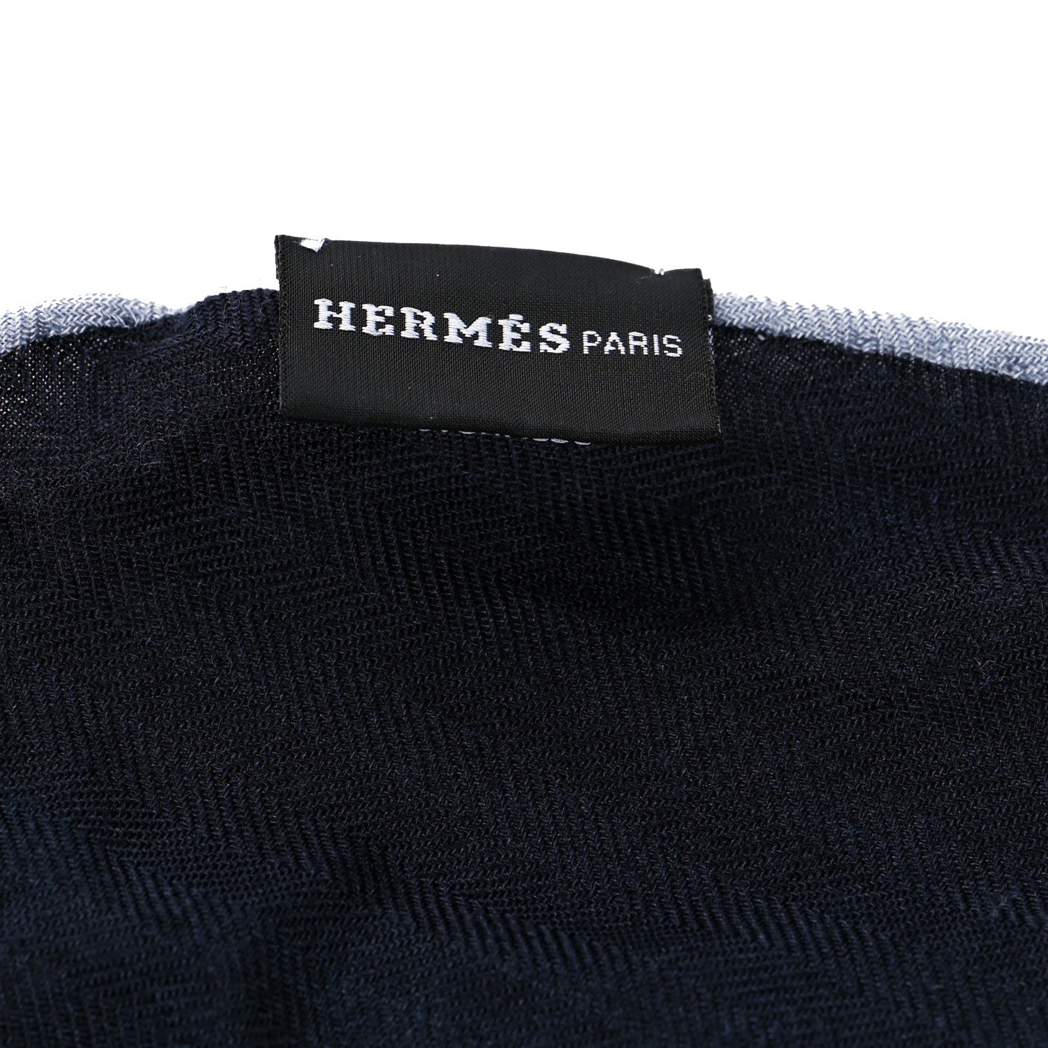 Hermes Cashmere Silk Blason Losange Scarf MM 4 of 5
