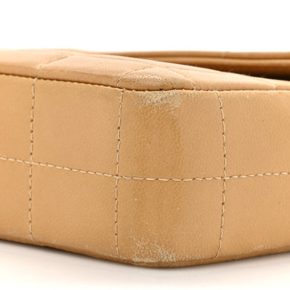 Chanel Lambskin East West Chocolate Bar Flap Beige 11 of 18