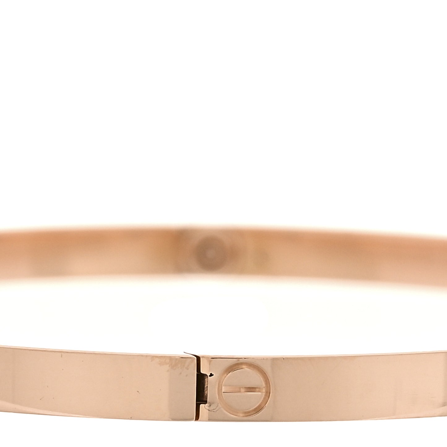 18K Pink Gold 6 Diamond Small LOVE Bracelet 18