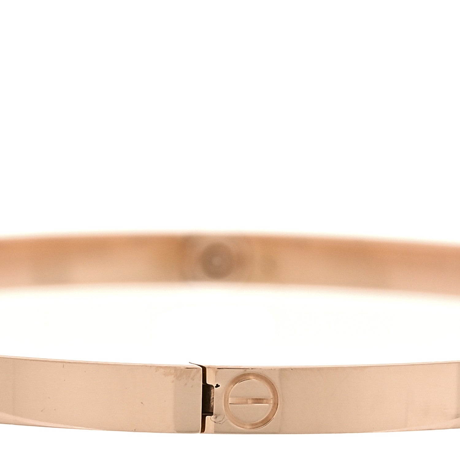 Cartier 18K Pink Gold 6 Diamond Small LOVE Bracelet 18 5 of 9
