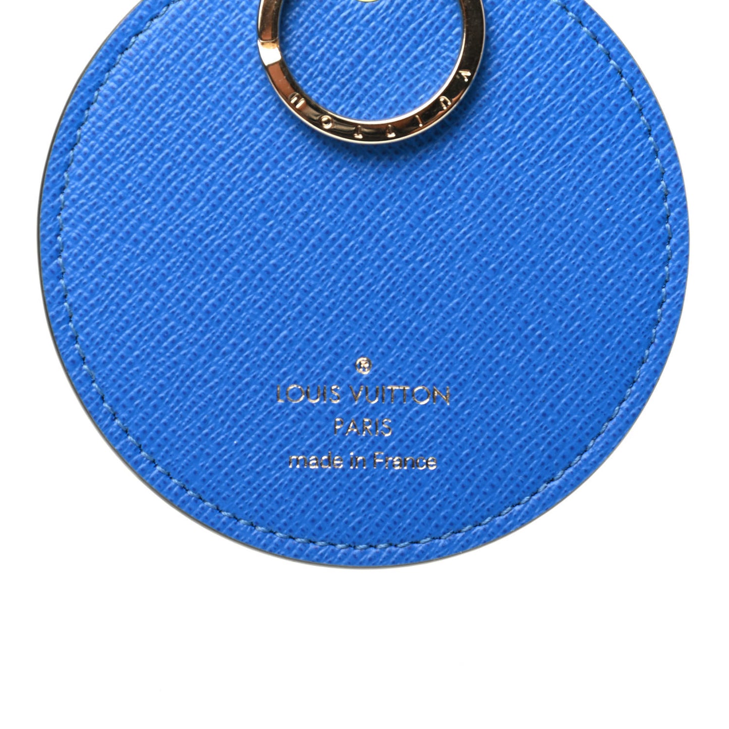 Monogram 2019 Christmas Animation Venice Bag Charm Key Ring Blue