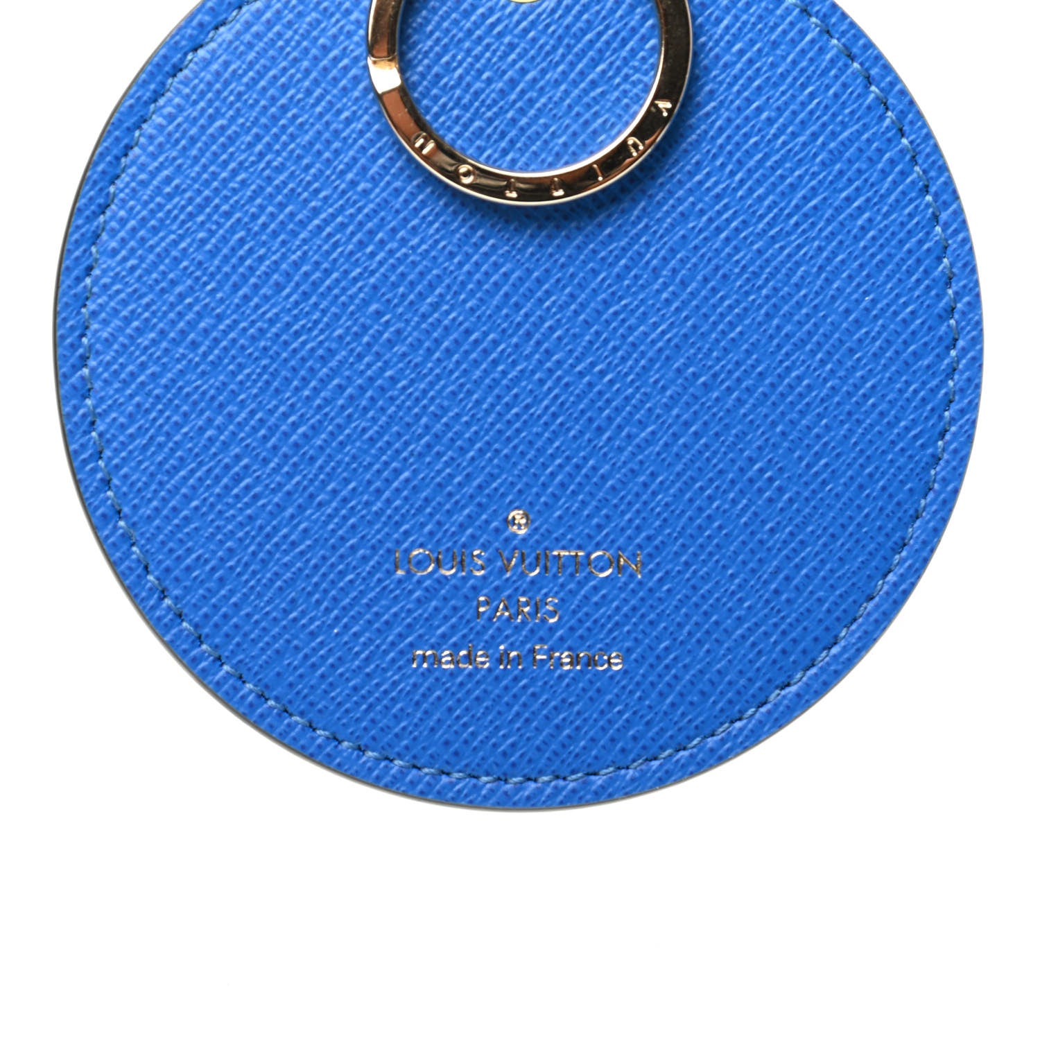 Louis Vuitton Monogram 2019 Christmas Animation Venice Bag Charm Key Ring Blue 4 of 5