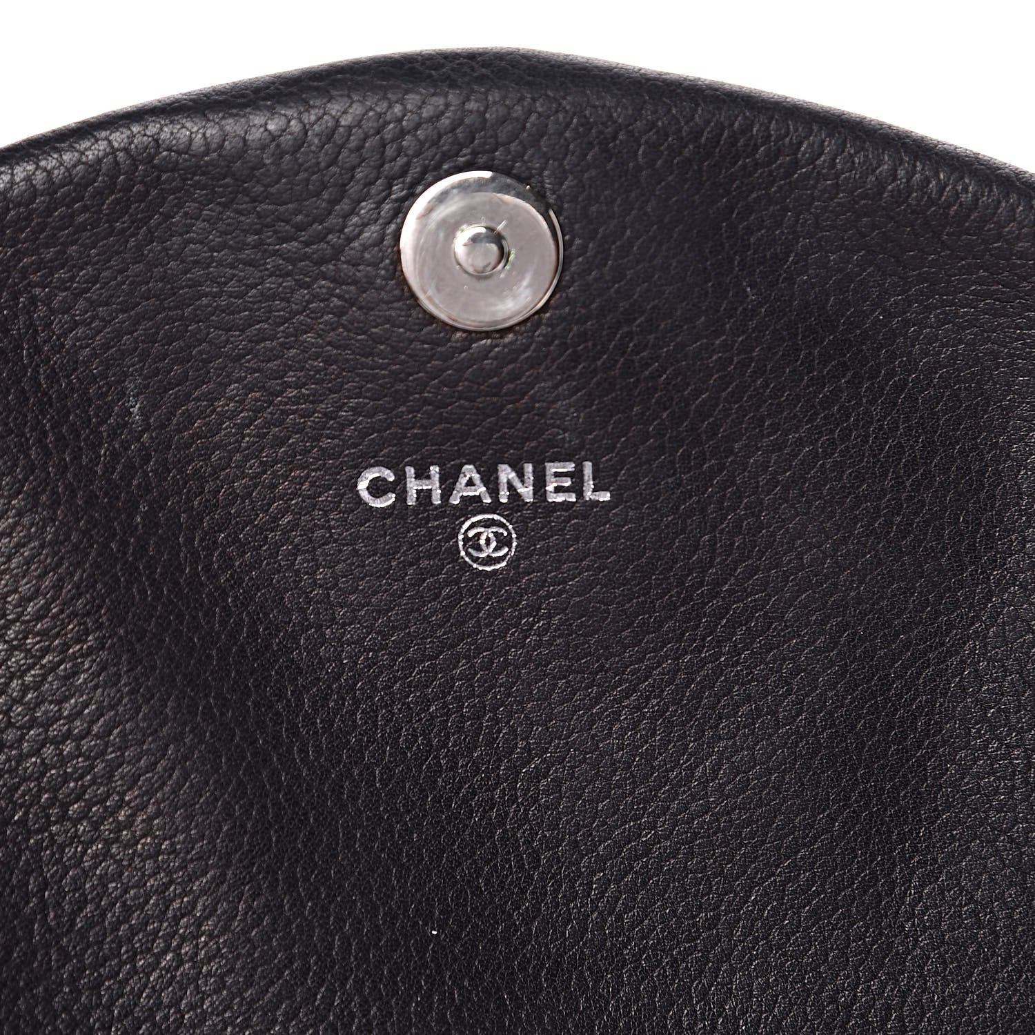 Chanel Caviar Half Moon Wallet On Chain WOC Black 6 of 11