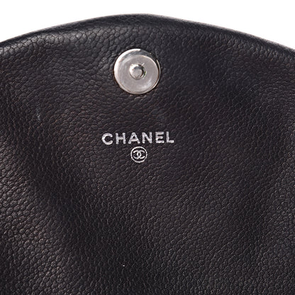 Chanel Caviar Half Moon Wallet On Chain WOC Black 6 of 11