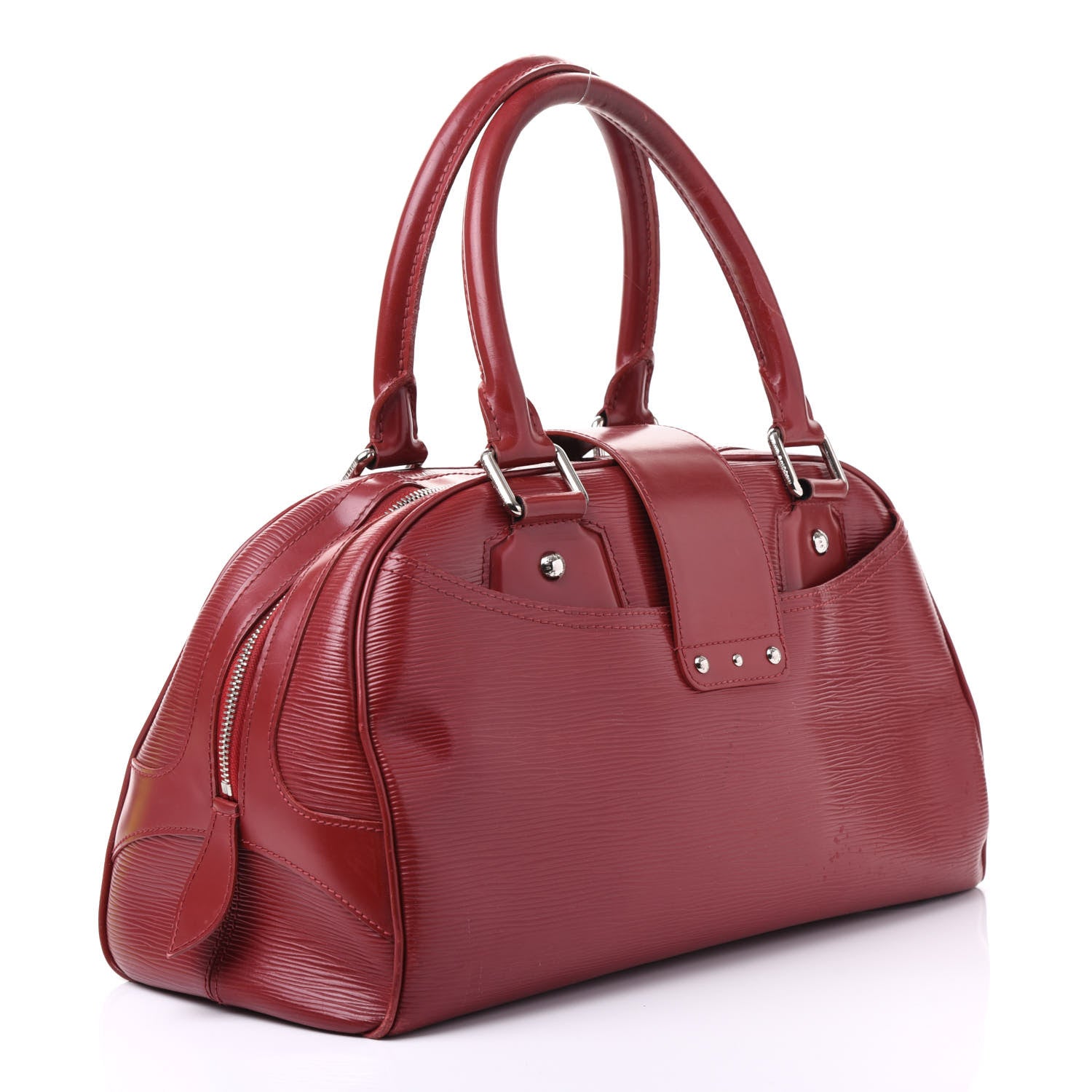 Louis Vuitton Epi Bowling Montaigne GM Rubis 2 of 12
