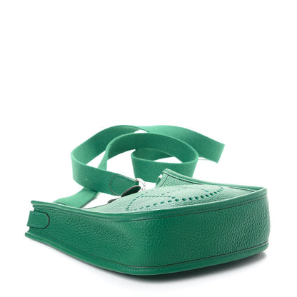 Hermes Taurillon Clemence Evelyne TPM Vert Vertigo 4 of 9
