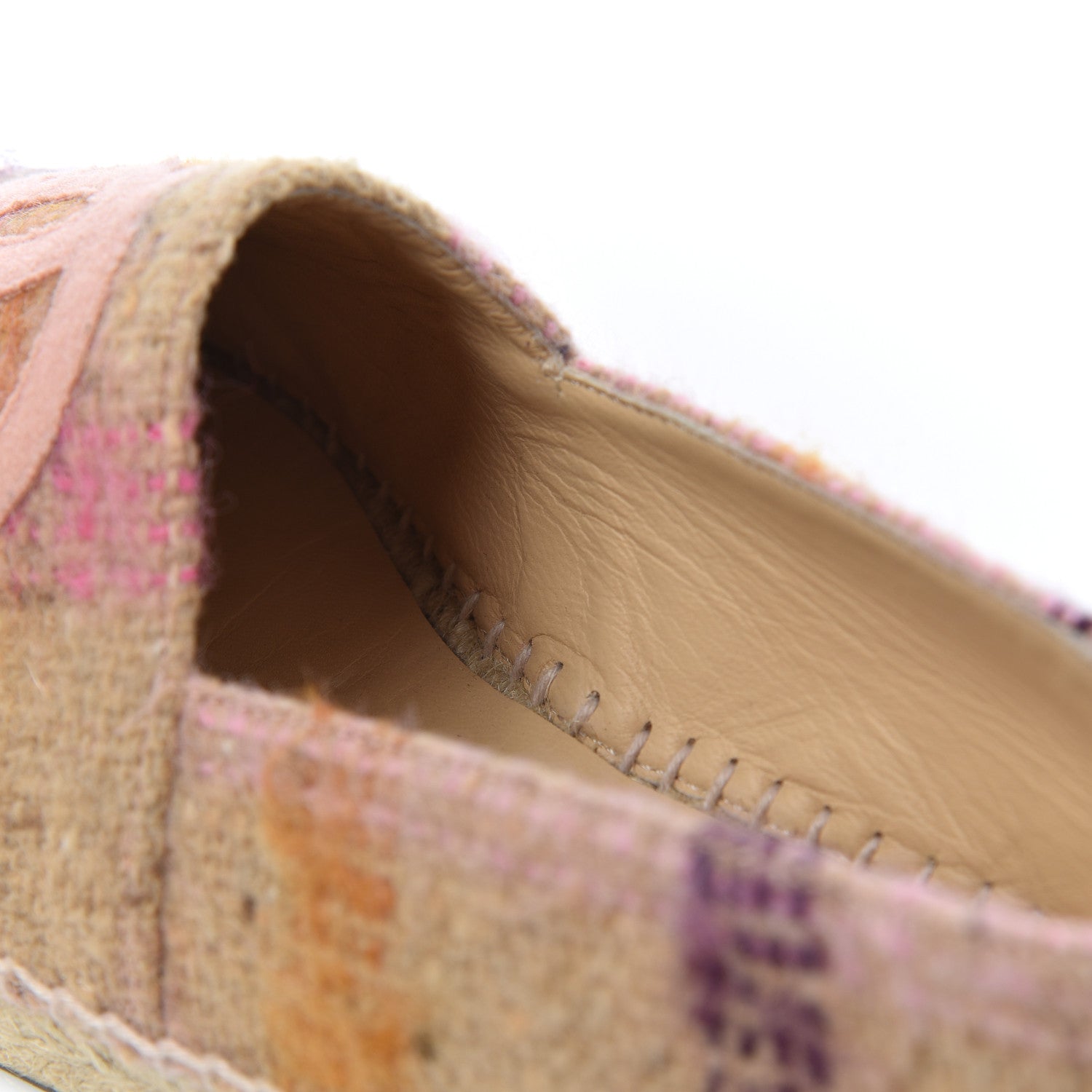 Chanel Tweed CC Espadrilles 40 Pink Multicolor 9 of 15
