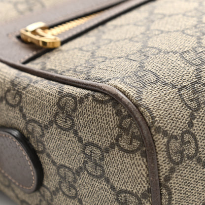 Gucci GG Supreme Monogram Web Small Ophidia Shoulder Bag Brown 13 of 15