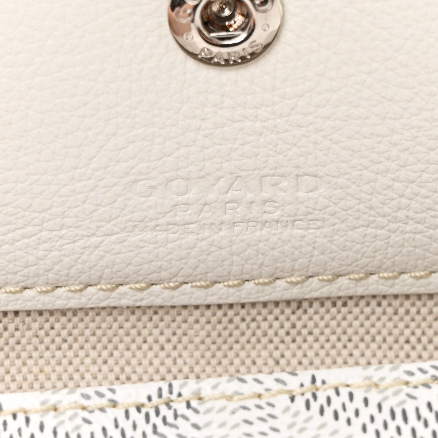 Goyardine Boheme Hobo White