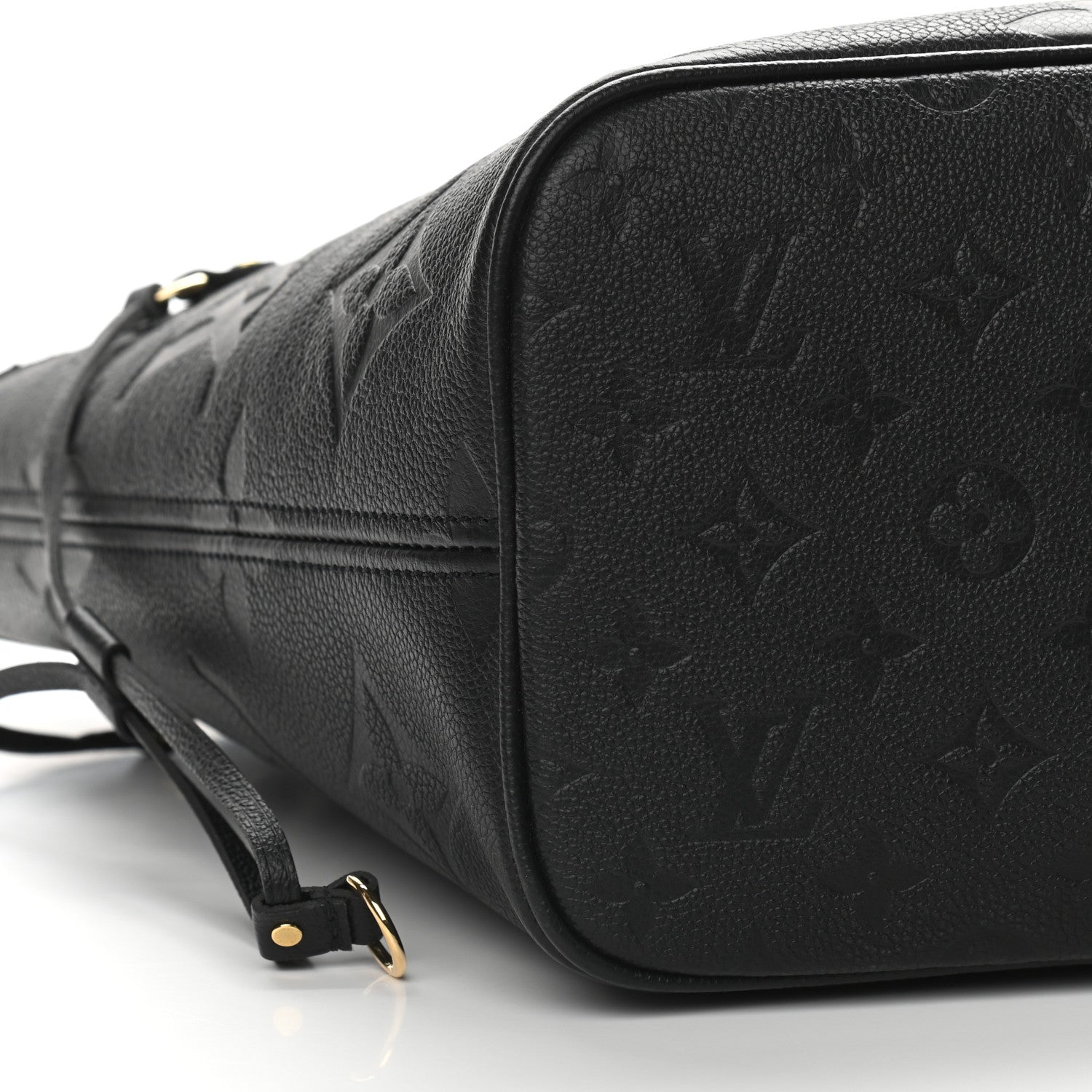Louis Vuitton Empreinte Monogram Giant Neverfull MM Black 9 of 10