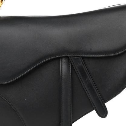 Christian Dior Calfskin Saddle Bag Black 7 of 12