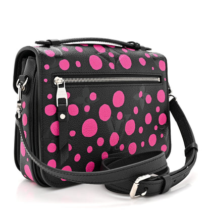 Louis Vuitton LV x YK Empreinte Monogram Giant Pochette Metis Black Fuchsia 3 of 11