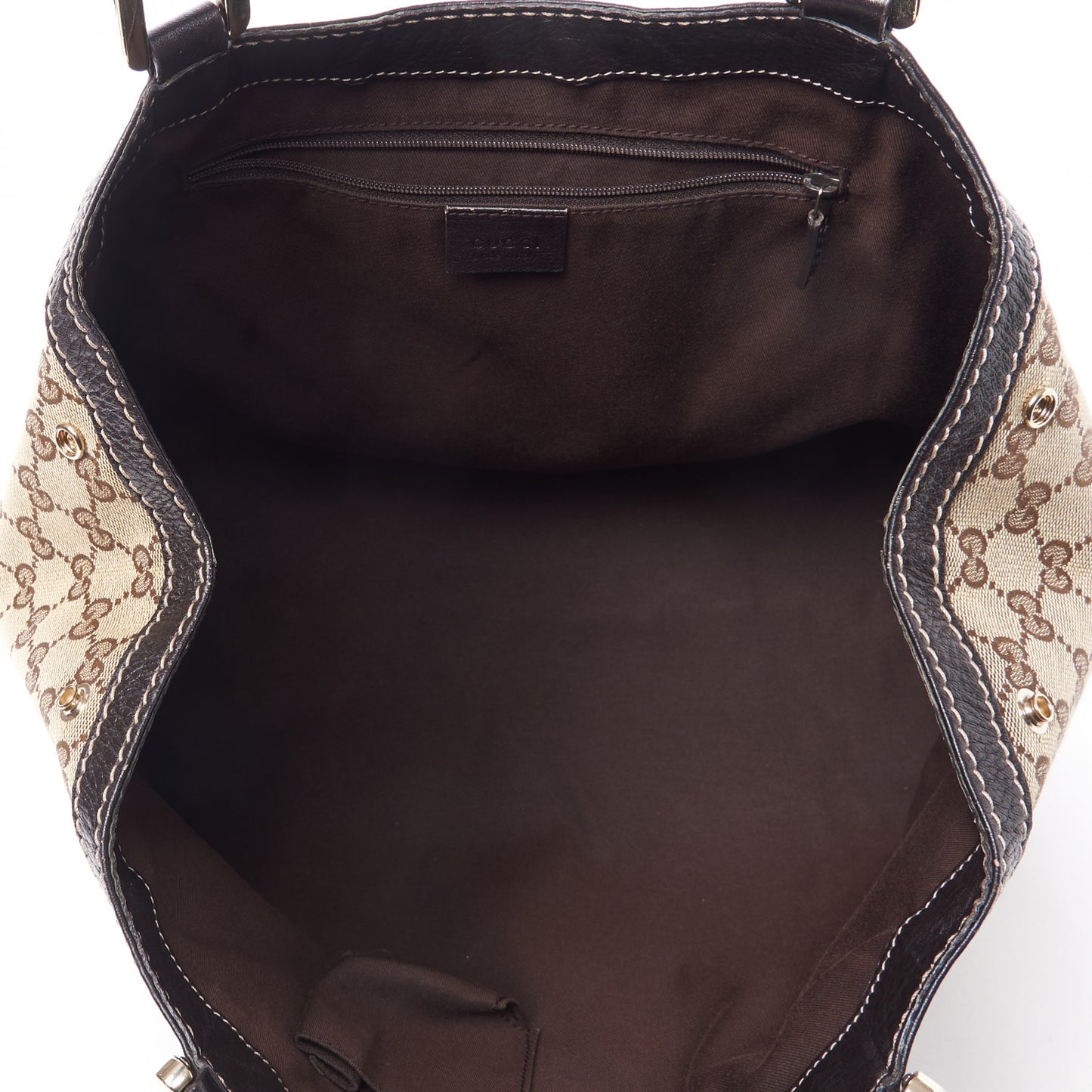 Monogram Medium New Ladies Web Tote Ebony