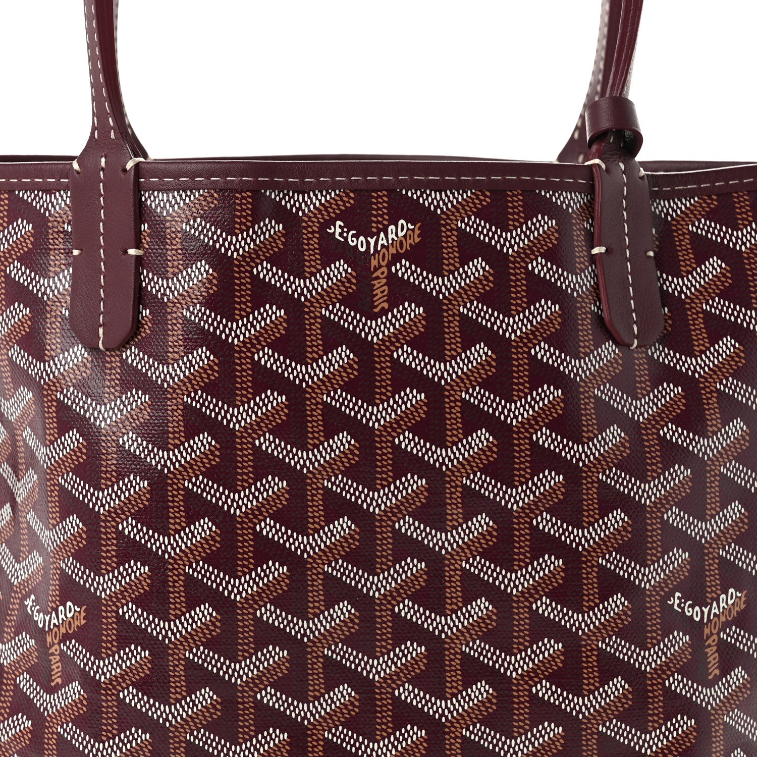 Goyard Goyardine Reversible Mini Anjou Burgundy 13 of 17