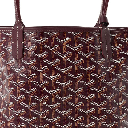 Goyard Goyardine Reversible Mini Anjou Burgundy 13 of 17