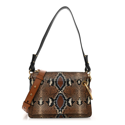 Chloe Calfskin Python Embossed Small Roy Bag Multicolor 1 of 11