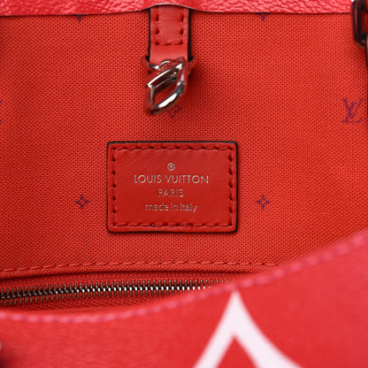 Louis Vuitton Monogram Escale Onthego GM Rouge 6 of 9