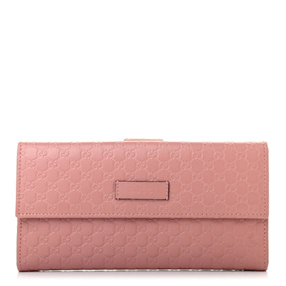 Gucci Microguccissima Continental Flap Wallet Soft Pink 1 of 7