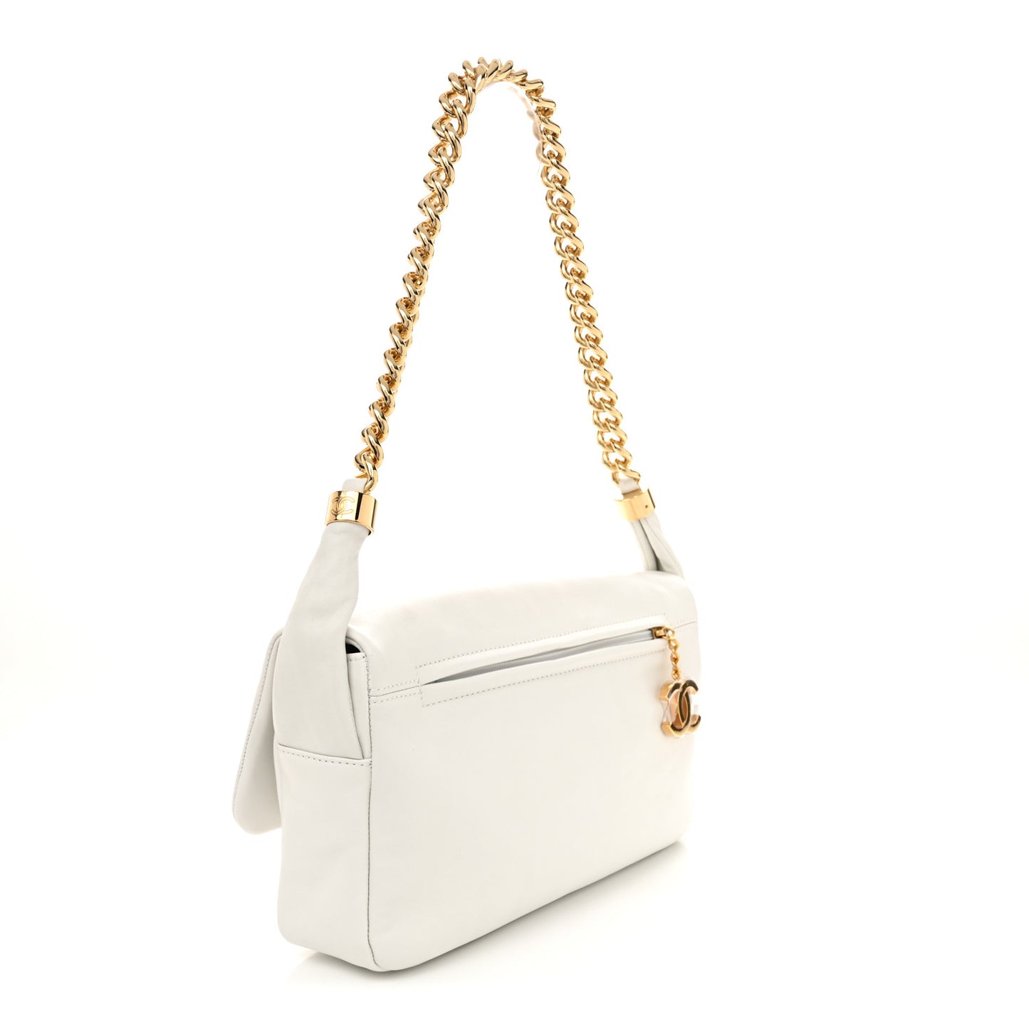 Lambskin Rodeo Drive Flap White