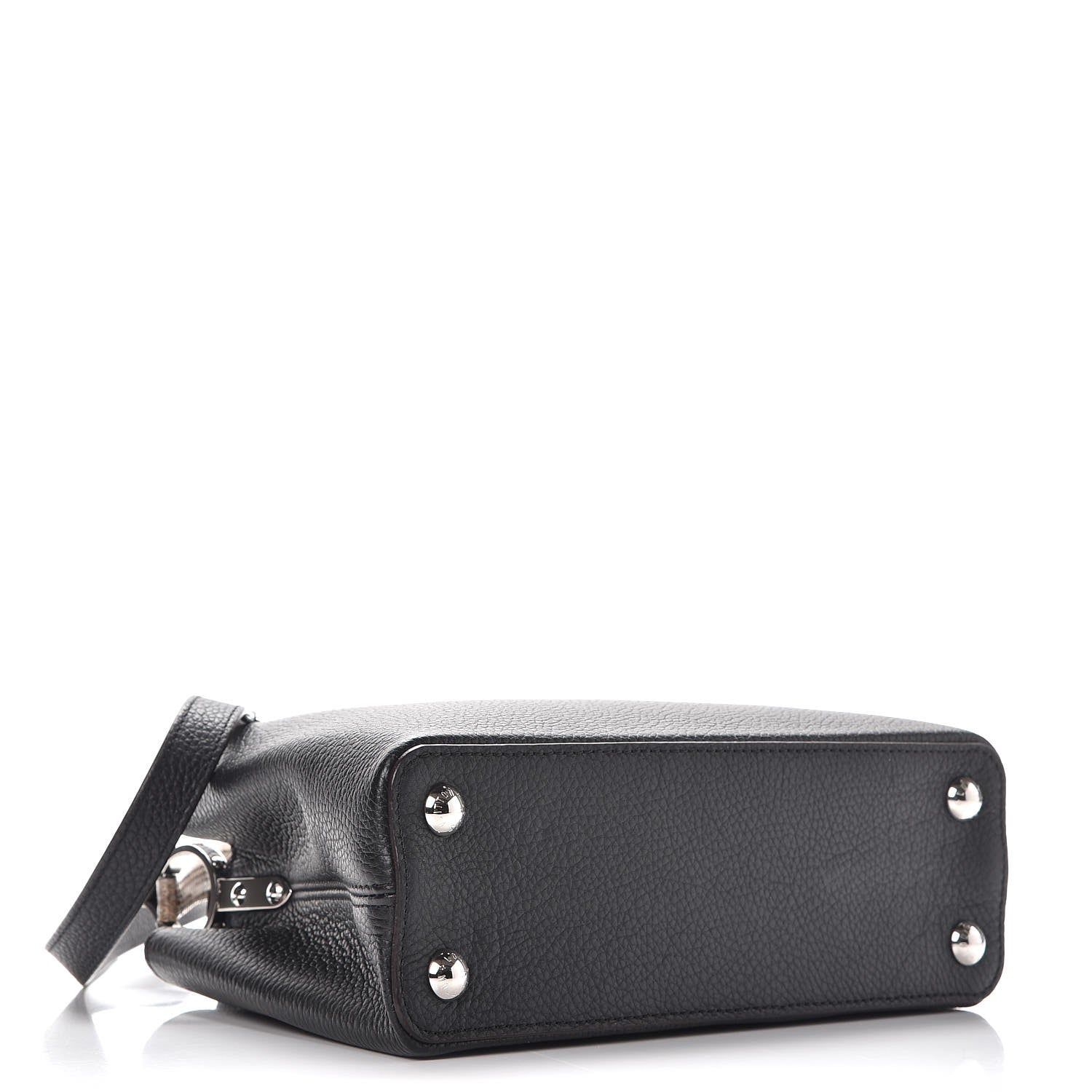 Louis Vuitton Taurillon Python Capucines BB Black 4 of 8