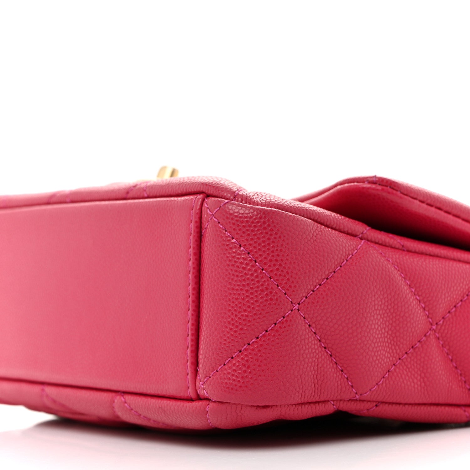 Chanel Caviar Quilted Small Twist Your Buttons Flap Fuchsia 10 of 11