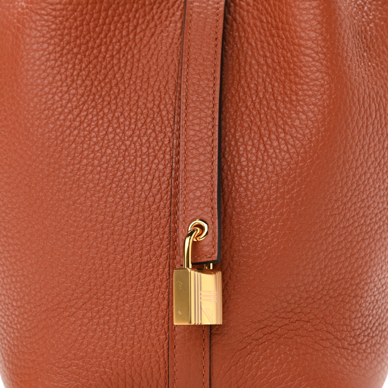 Hermes Taurillon Clemence Picotin Lock 18 PM Cuivre 8 of 11
