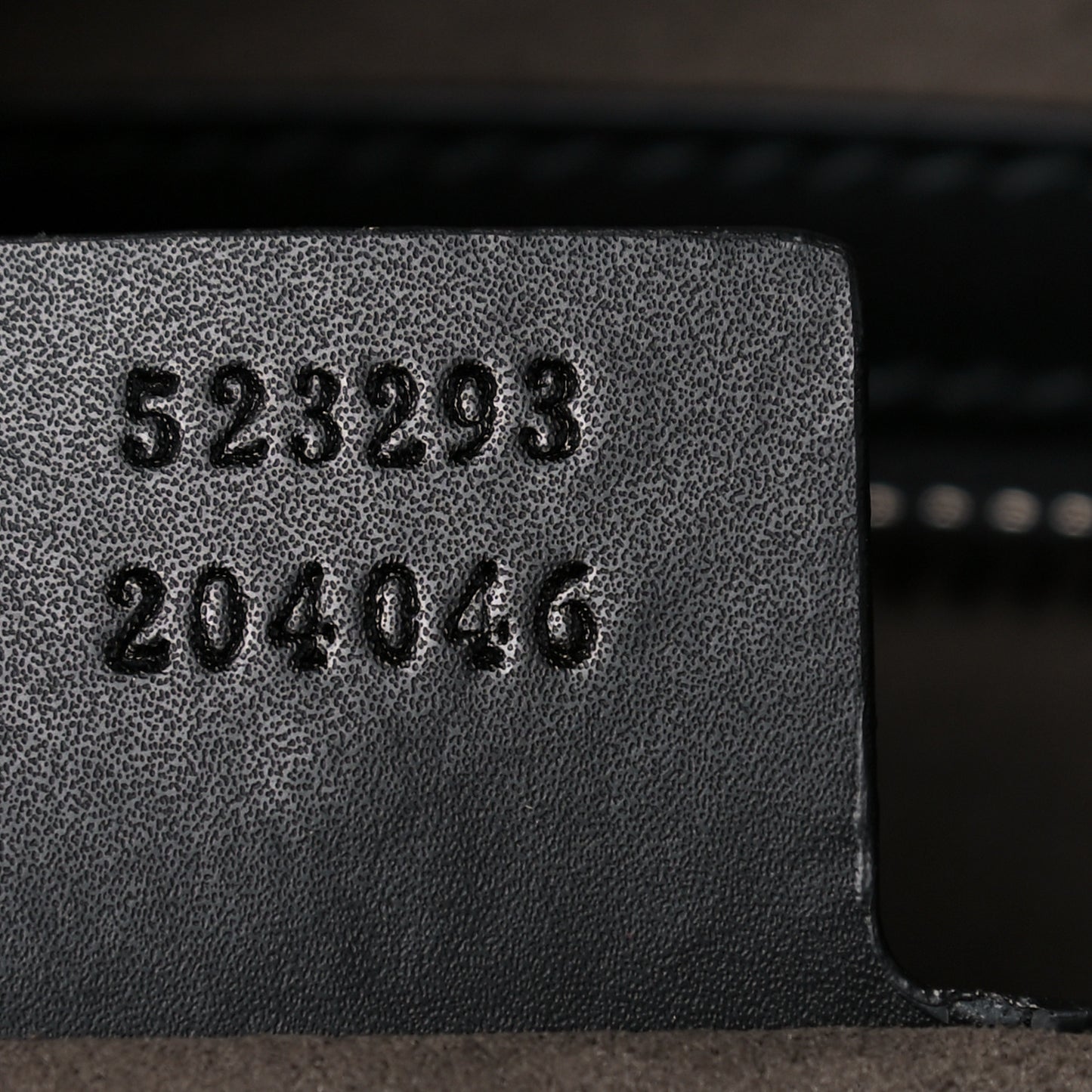 GG Supreme Monogram Mens Wristlet Black