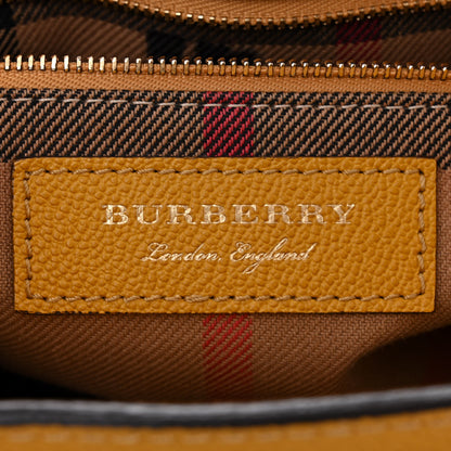 Burberry Soft Grain Calfskin Small Buckle Tote Bright Straw 6 of 13