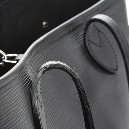 Louis Vuitton Epi Neverfull MM Black 9 of 9