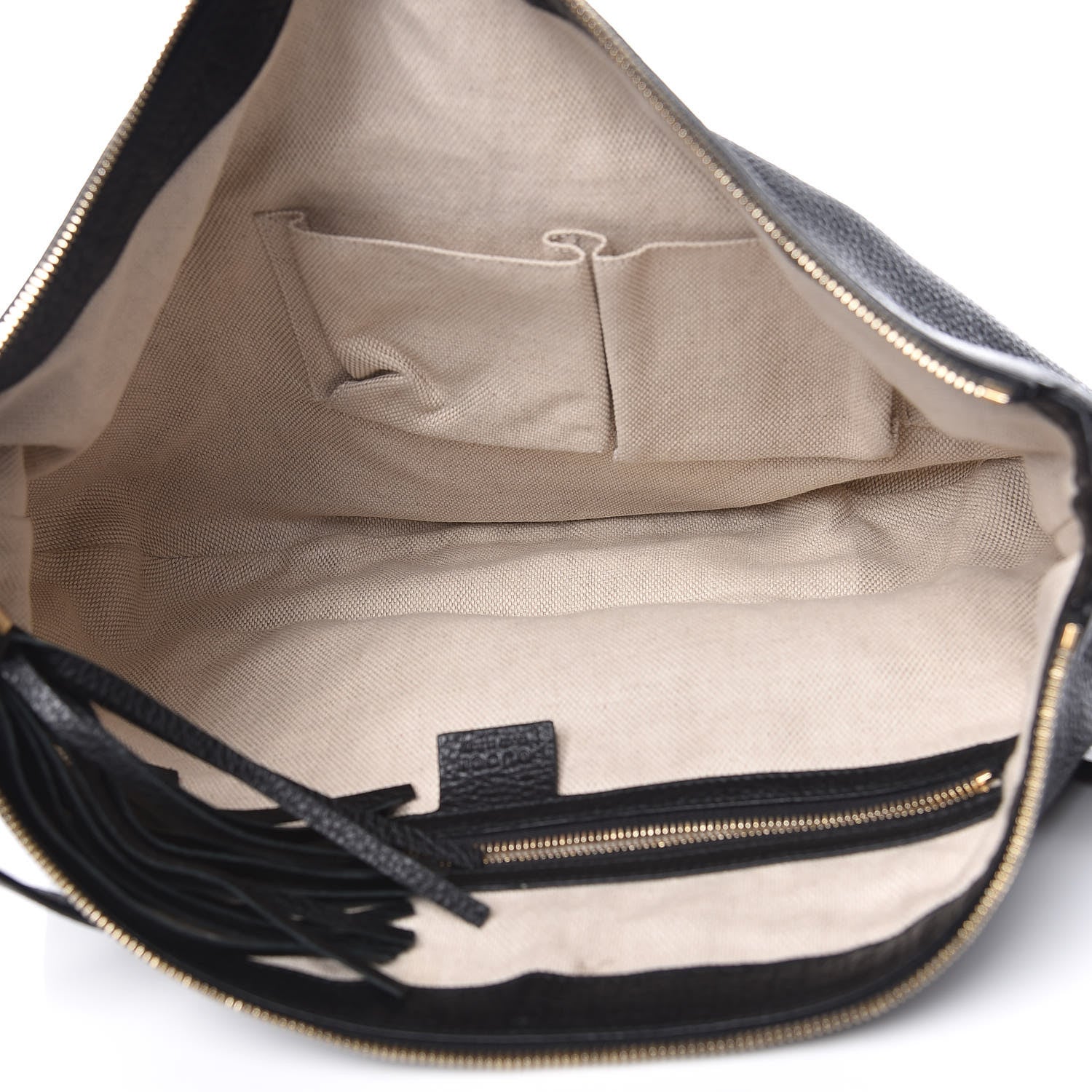 Gucci Pebbled Calfskin Medium Soho Hobo Black 5 of 13
