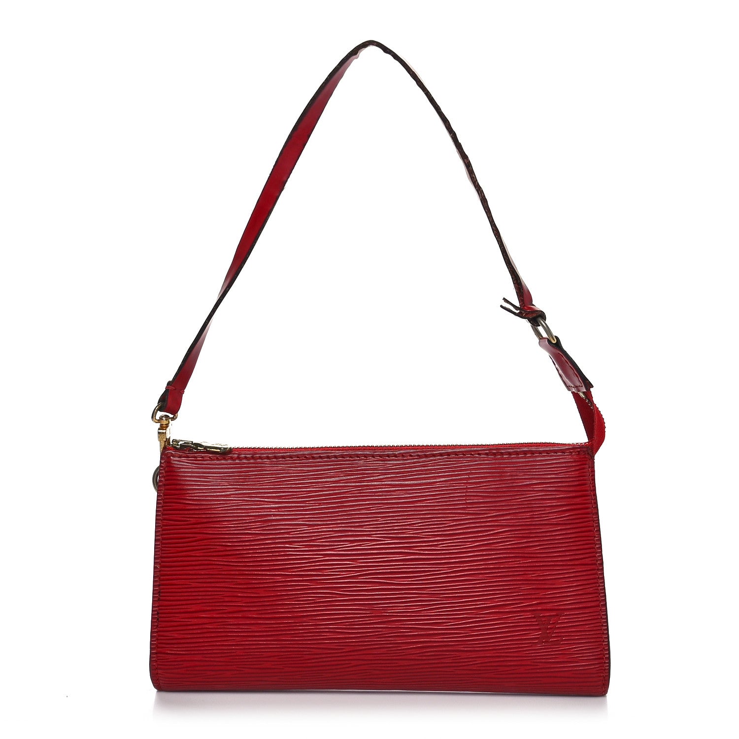 Louis Vuitton Epi Pochette Accessories 21 Castillan Red 1 of 11
