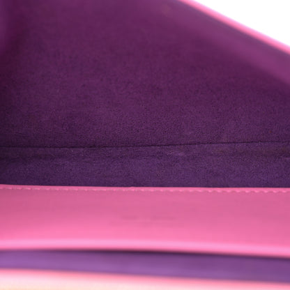 Louis Vuitton Lambskin Embossed Monogram Vuittamins Pochette Coussin Rose Violet 5 of 12