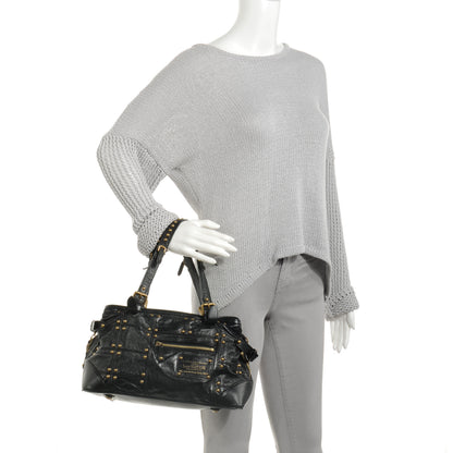 Louis Vuitton Lambskin Riveting Black 2 of 10
