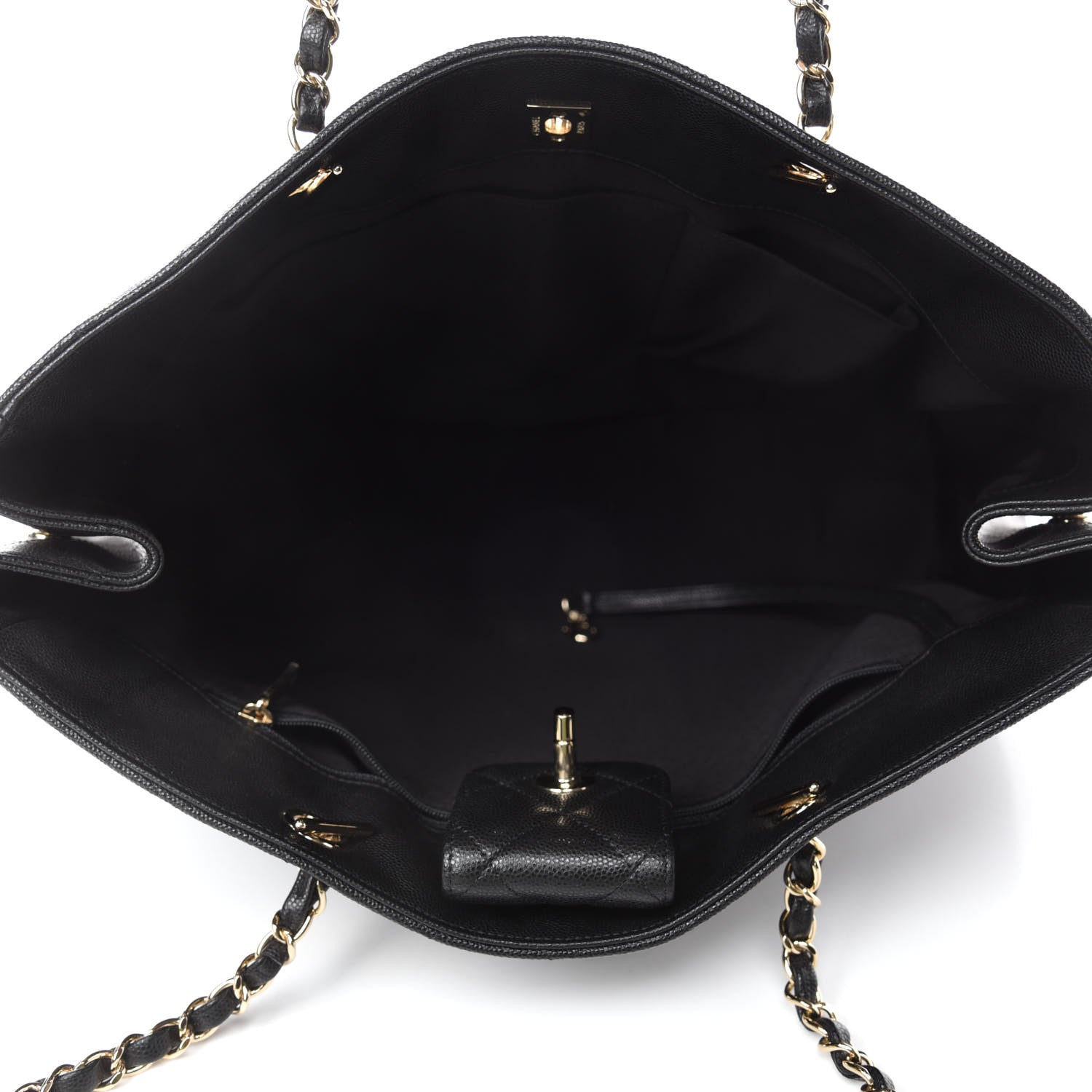 Chanel Caviar Quilted Large Classic Shopping Tote Black 5 of 10